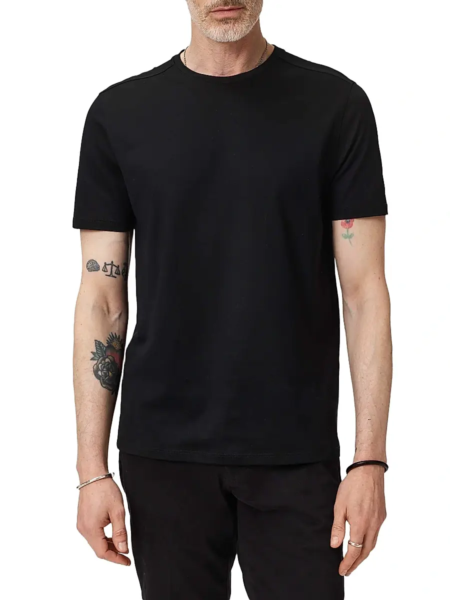JOHN VARVATOS Men's Vero Cotton Crewneck T-Shirt | Thumbnail 3 JOHN VARVATOS Men's Vero Cotton Crewneck T-Shirt | Thumbnail 3