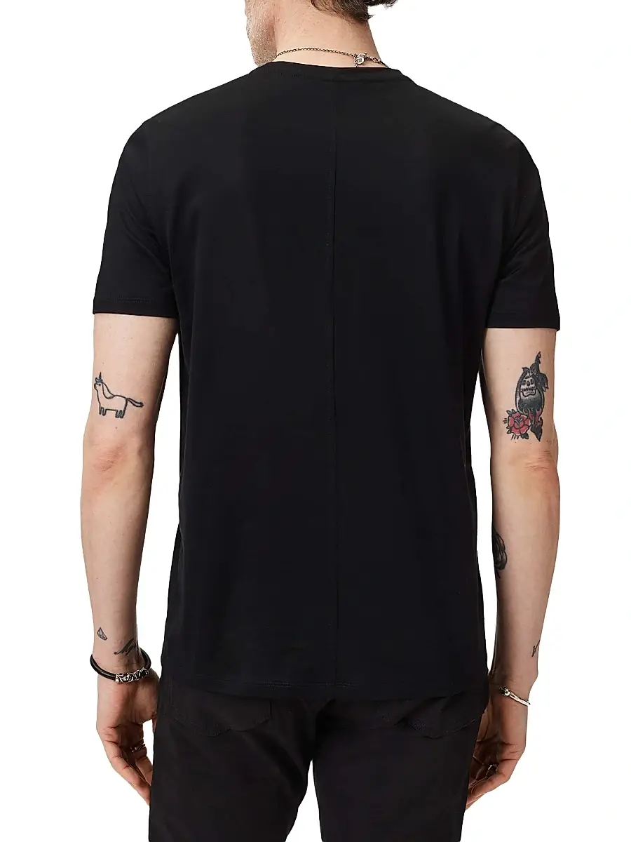 JOHN VARVATOS Men's Vero Cotton Crewneck T-Shirt | Thumbnail 4 JOHN VARVATOS Men's Vero Cotton Crewneck T-Shirt | Thumbnail 4