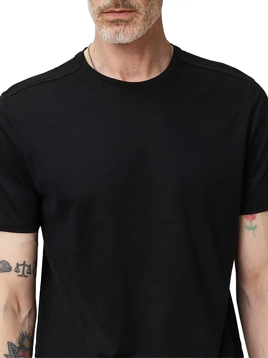 JOHN VARVATOS Men's Vero Cotton Crewneck T-Shirt | Thumbnail 7 JOHN VARVATOS Men's Vero Cotton Crewneck T-Shirt | Thumbnail 7