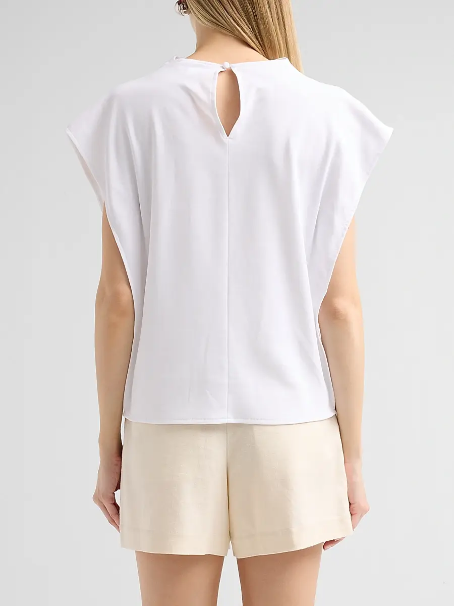 TANYA TAYLOR Women's Adrien Draped Top | Thumbnail 3 TANYA TAYLOR Women's Adrien Draped Top | Thumbnail 3