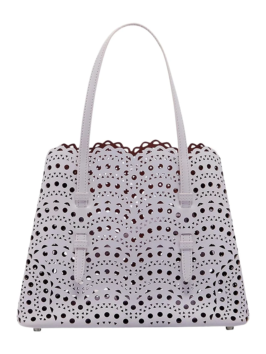 ALAÏA Women's Mina 25 Perforated Leather Tote