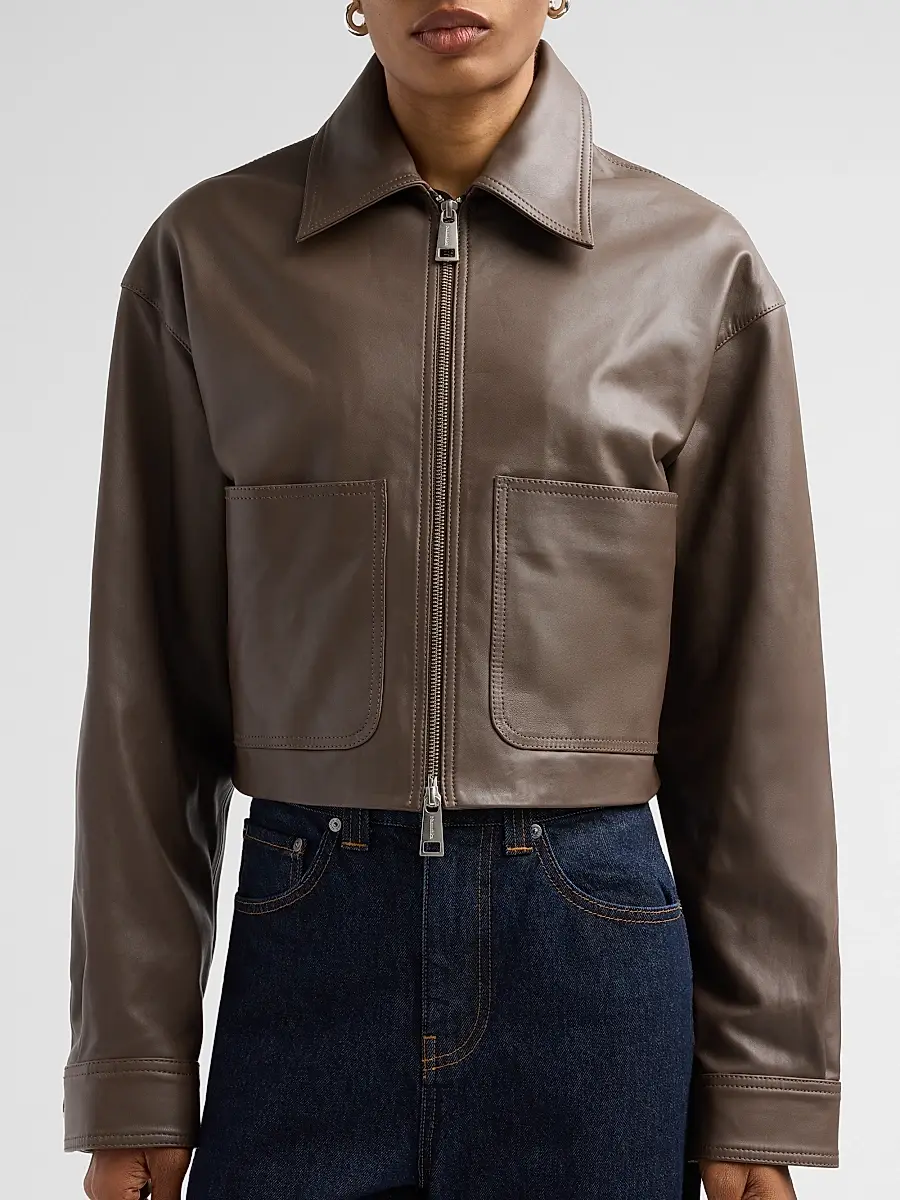 Nanushka Women's Reflections Phebe Leather Jacket | Thumbnail 5