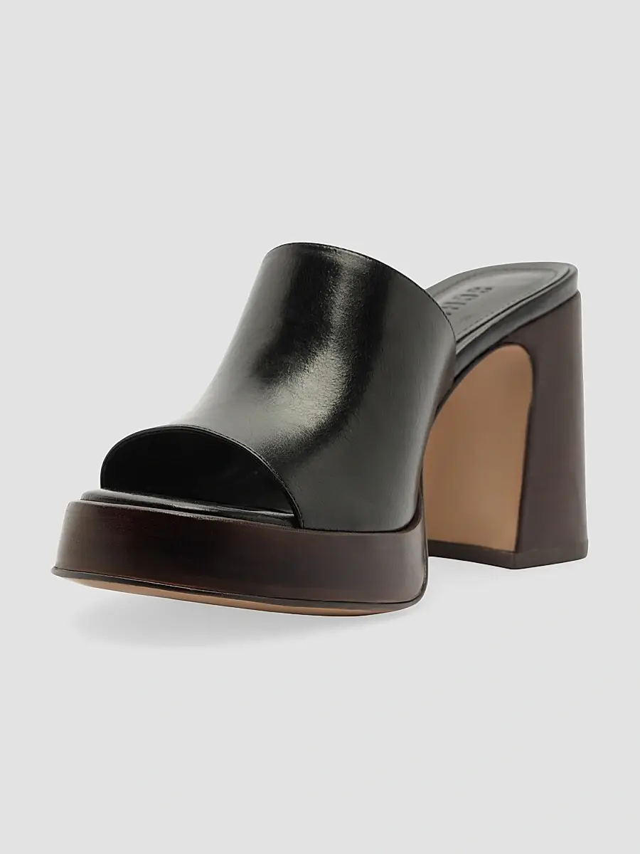 Schutz Women's Rowan 95MM Leather Block-Heel Mules | Thumbnail 5 Schutz Women's Rowan 95MM Leather Block-Heel Mules | Thumbnail 5