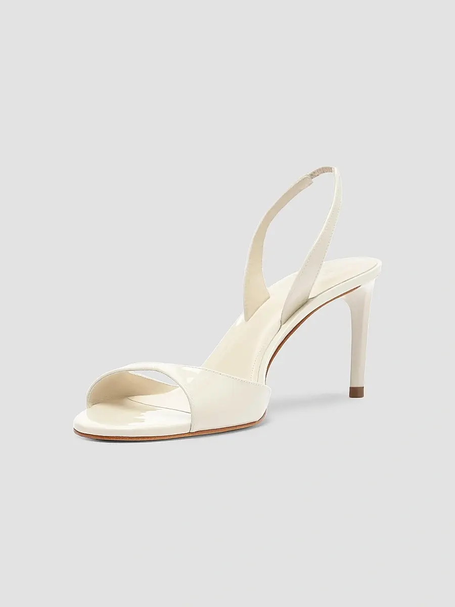 Schutz Women's Scarlett 80MM Patent Leather Slingback Sandals | Thumbnail 5 Schutz Women's Scarlett 80MM Patent Leather Slingback Sandals | Thumbnail 5