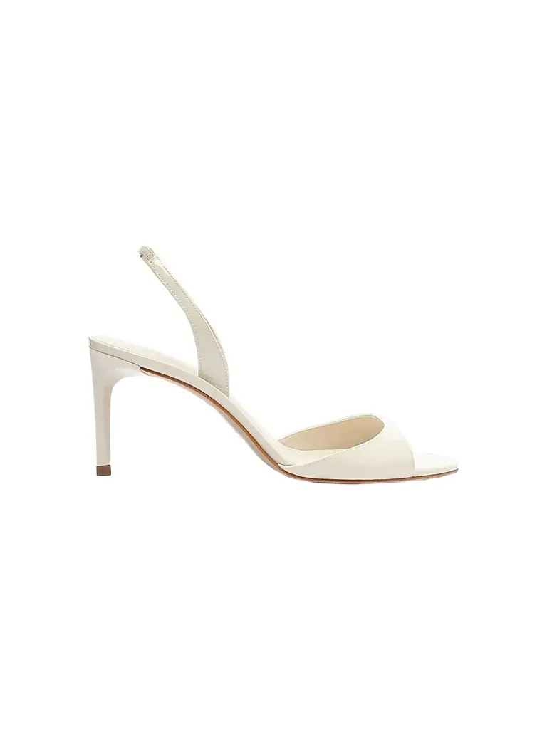 Schutz Women's Scarlett 80MM Patent Leather Slingback Sandals - Sugar White - Size 11 | Image 1 Schutz Women's Scarlett 80MM Patent Leather Slingback Sandals - Sugar White - Size 11 | Image 1