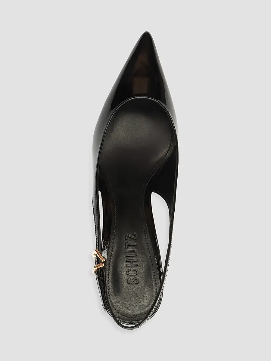 Schutz Women's Paola 65MM Patent Leather Slingback Pumps | Thumbnail 7 Schutz Women's Paola 65MM Patent Leather Slingback Pumps | Thumbnail 7