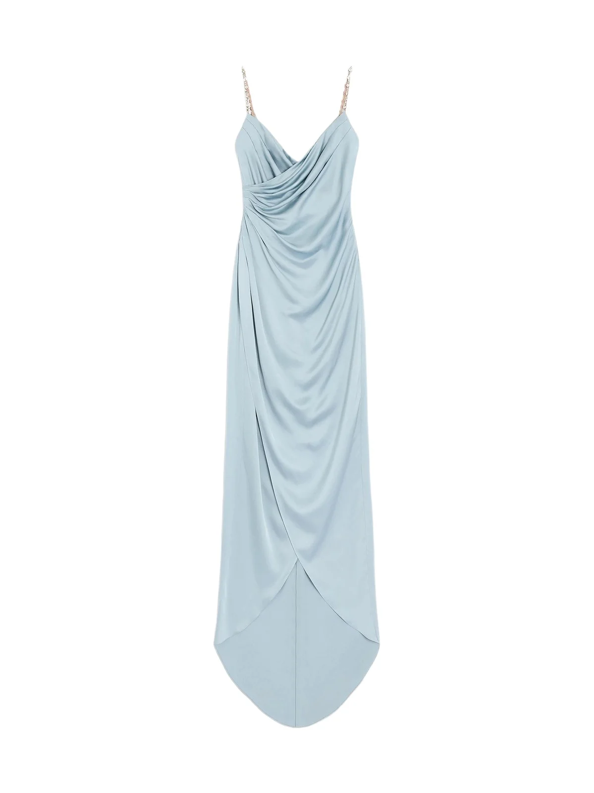 Valentino Women's Long Dress in Embroidered Cady Satin