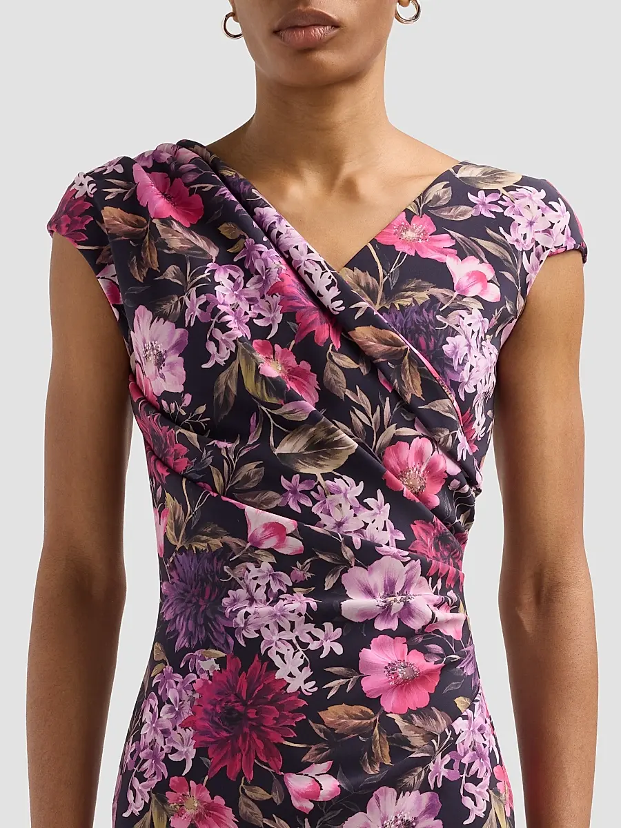 Chiara Boni La Petite Robe Women's Dids Floral Jersey Midi Dress | Thumbnail 5 Chiara Boni La Petite Robe Women's Dids Floral Jersey Midi Dress | Thumbnail 5