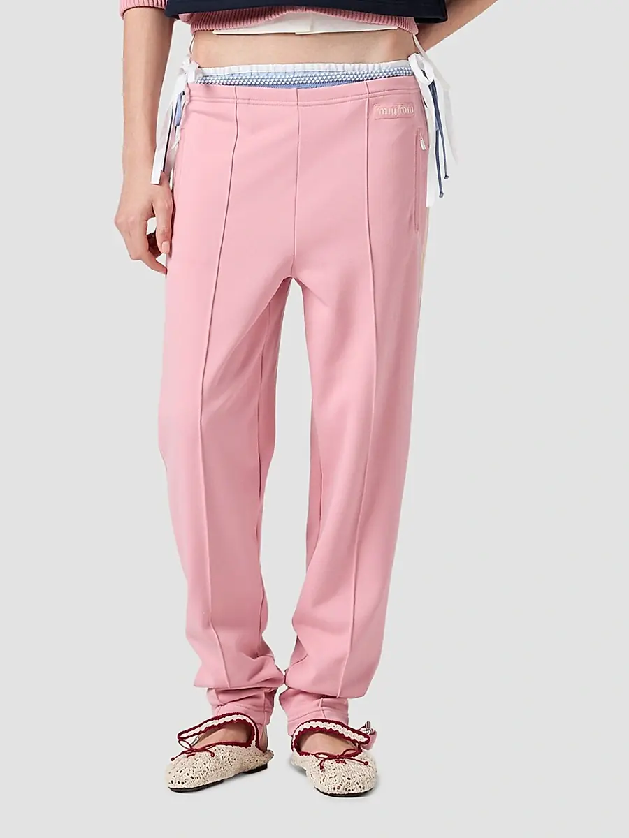 Miu Miu Women's Technical Fabric Pants | Thumbnail 2 Miu Miu Women's Technical Fabric Pants | Thumbnail 2