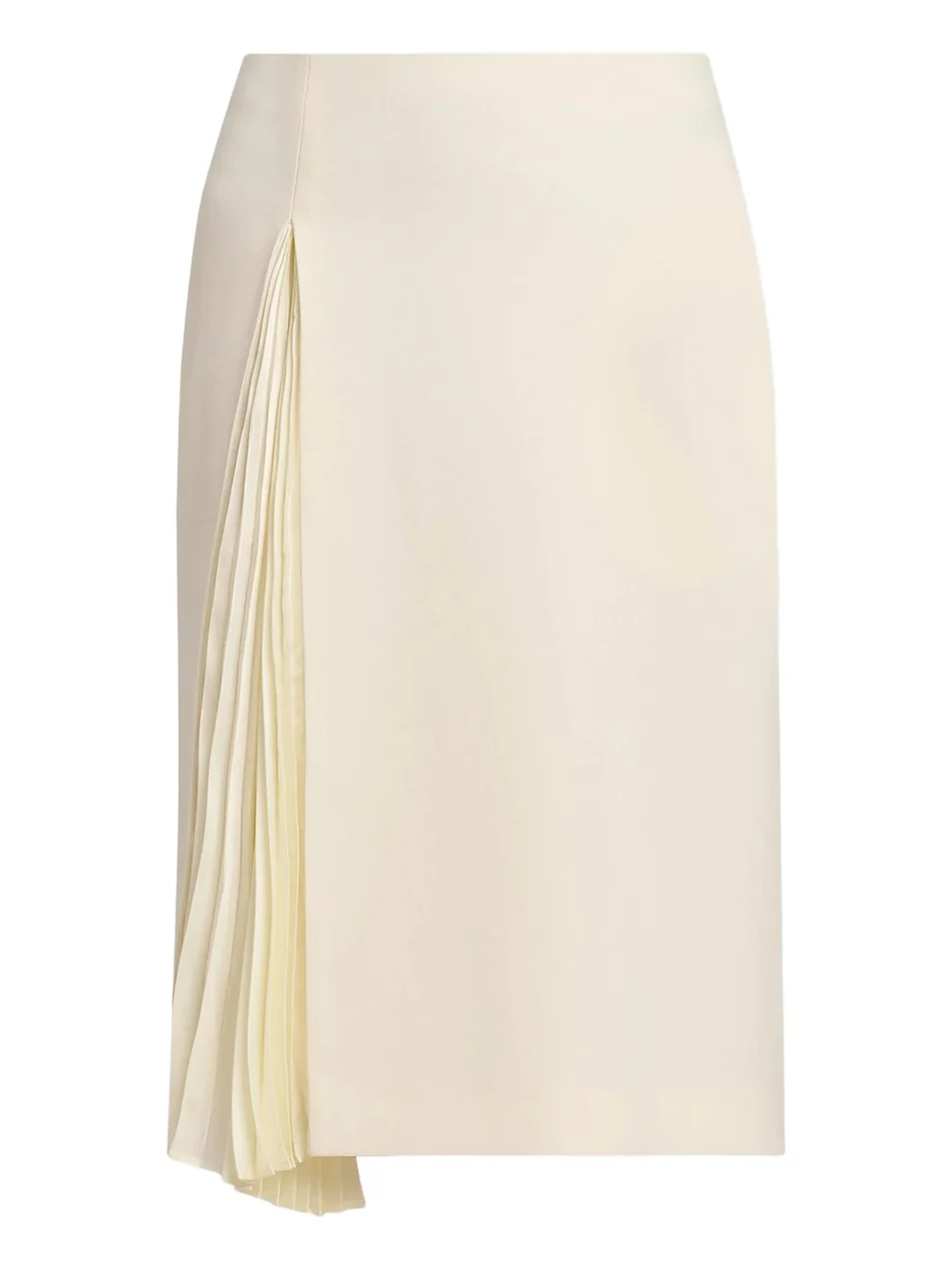 Women's Side-Pleat Wool Sable Pencil Skirt