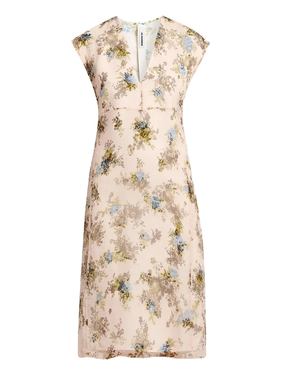 Jil Sander Women's Floral Silk Crepe Dress