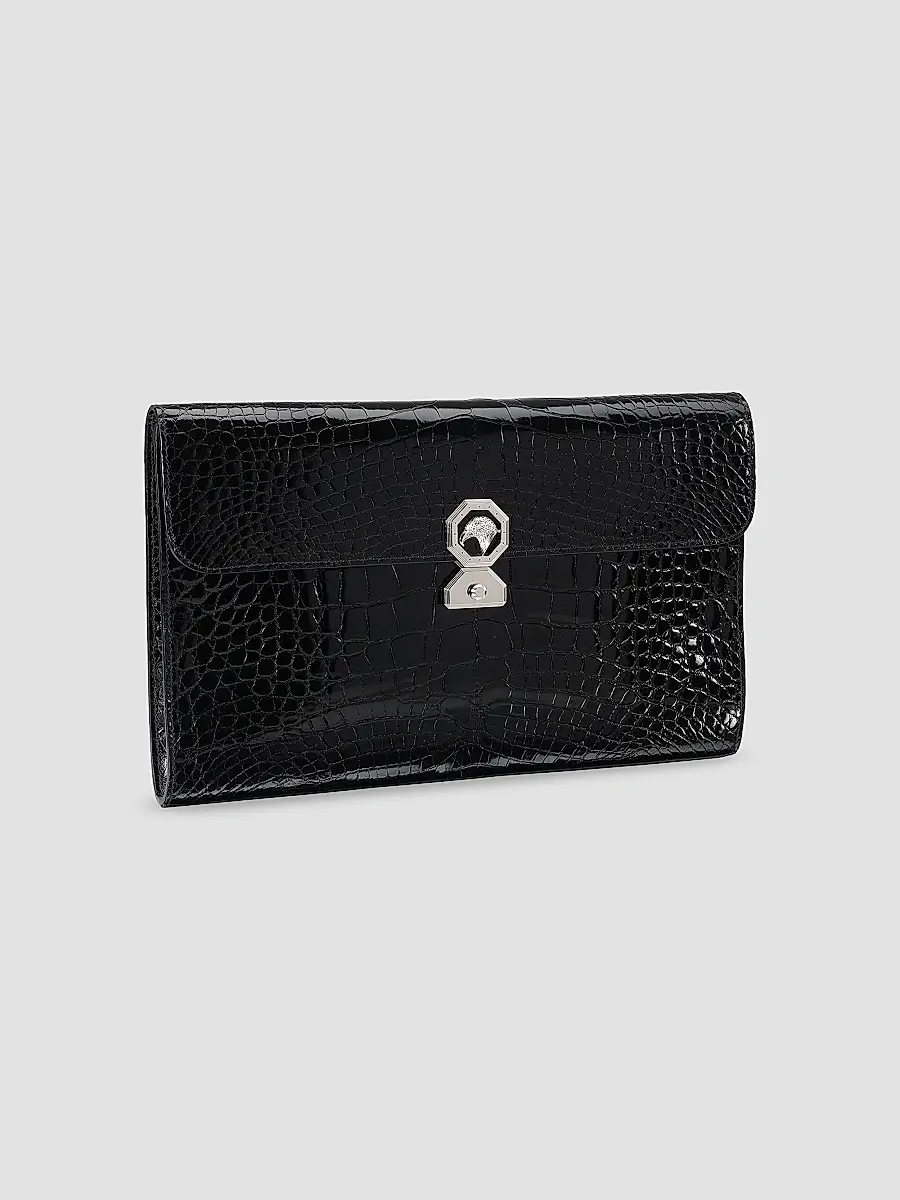 Stefano Ricci Men's Crocodile Envelope Portfolio Bag | Thumbnail 2 Stefano Ricci Men's Crocodile Envelope Portfolio Bag | Thumbnail 2