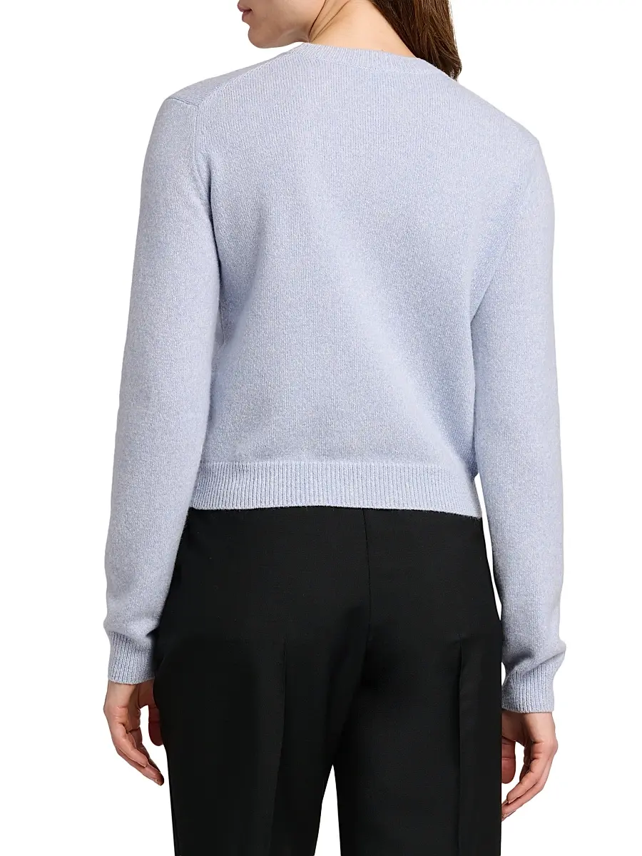 Jil Sander Women's Wool-Cashmere Crewneck Sweater | Thumbnail 5