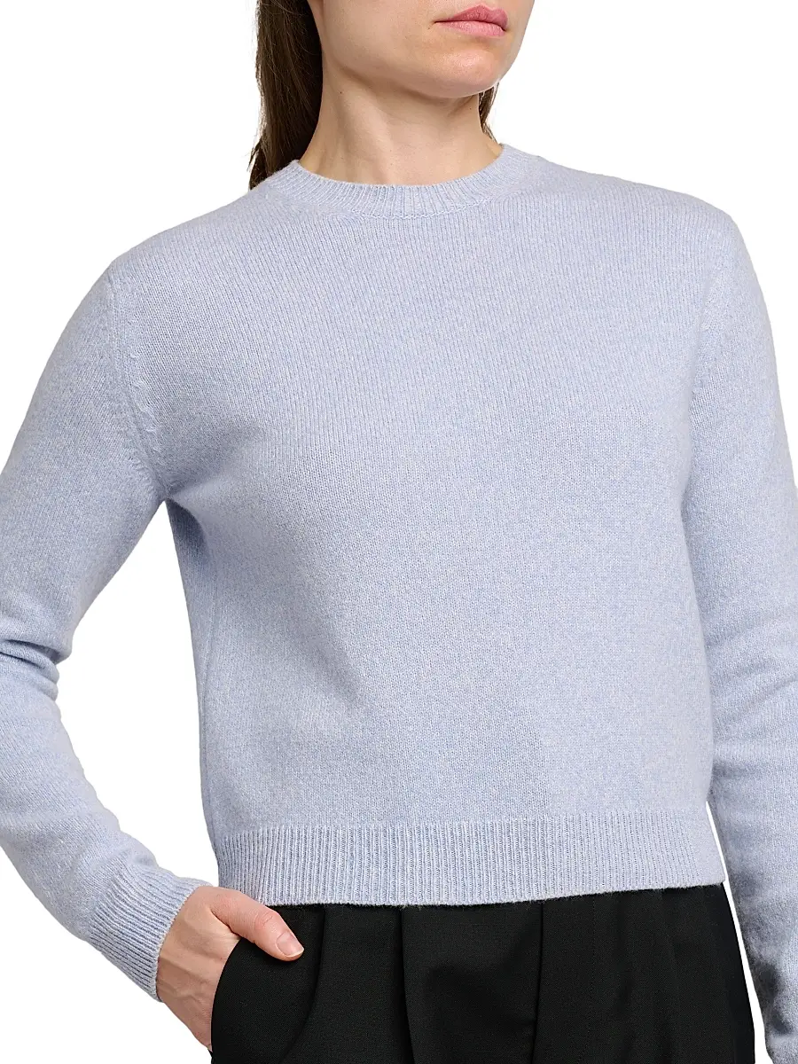 Jil Sander Women's Wool-Cashmere Crewneck Sweater | Thumbnail 6