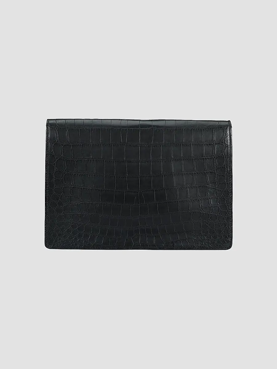 Stefano Ricci Men's Crocodile Envelope Portfolio Bag | Thumbnail 2