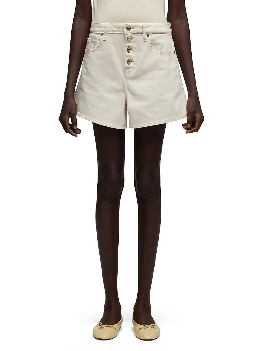 7 For All Mankind Women's Kori A-Line Denim Shorts | Thumbnail 3 7 For All Mankind Women's Kori A-Line Denim Shorts | Thumbnail 3