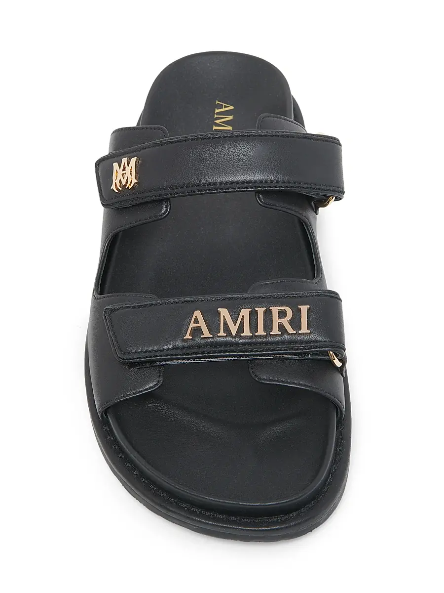 AMIRI Women's Boardwalk Leather Two-Strap Sandals | Thumbnail 4 AMIRI Women's Boardwalk Leather Two-Strap Sandals | Thumbnail 4