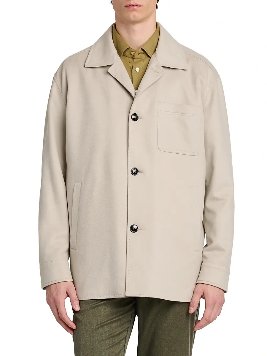 Kiton Men's Cashmere Outdoor Jacket | Thumbnail 3 Kiton Men's Cashmere Outdoor Jacket | Thumbnail 3