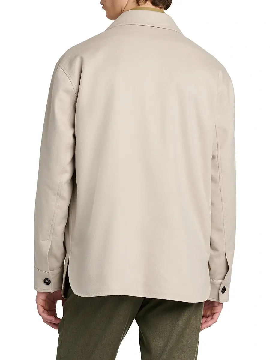Kiton Men's Cashmere Outdoor Jacket | Thumbnail 5 Kiton Men's Cashmere Outdoor Jacket | Thumbnail 5