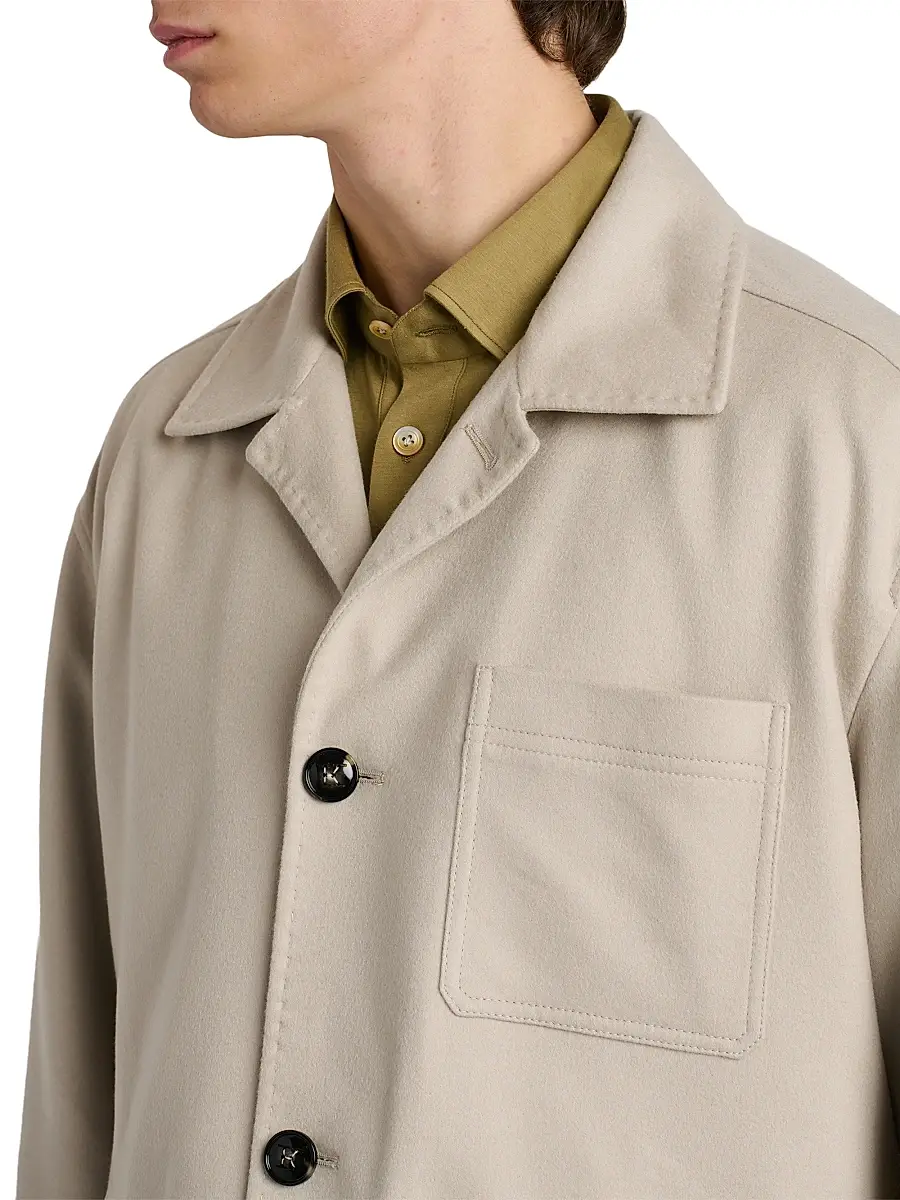 Kiton Men's Cashmere Outdoor Jacket | Thumbnail 6 Kiton Men's Cashmere Outdoor Jacket | Thumbnail 6