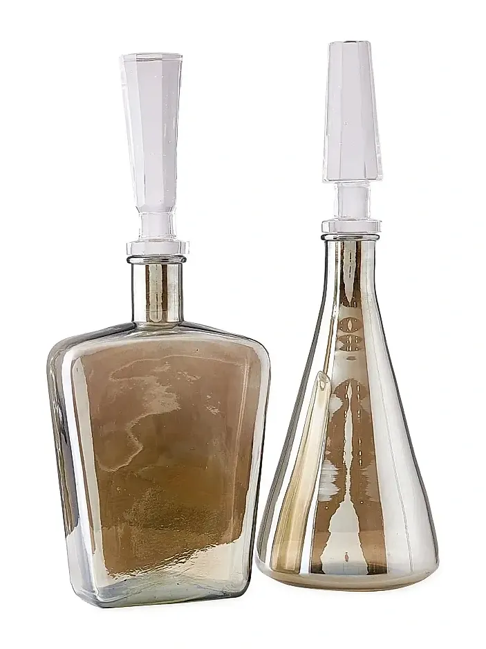 Arteriors Talbany 2-Piece Glass Decanters