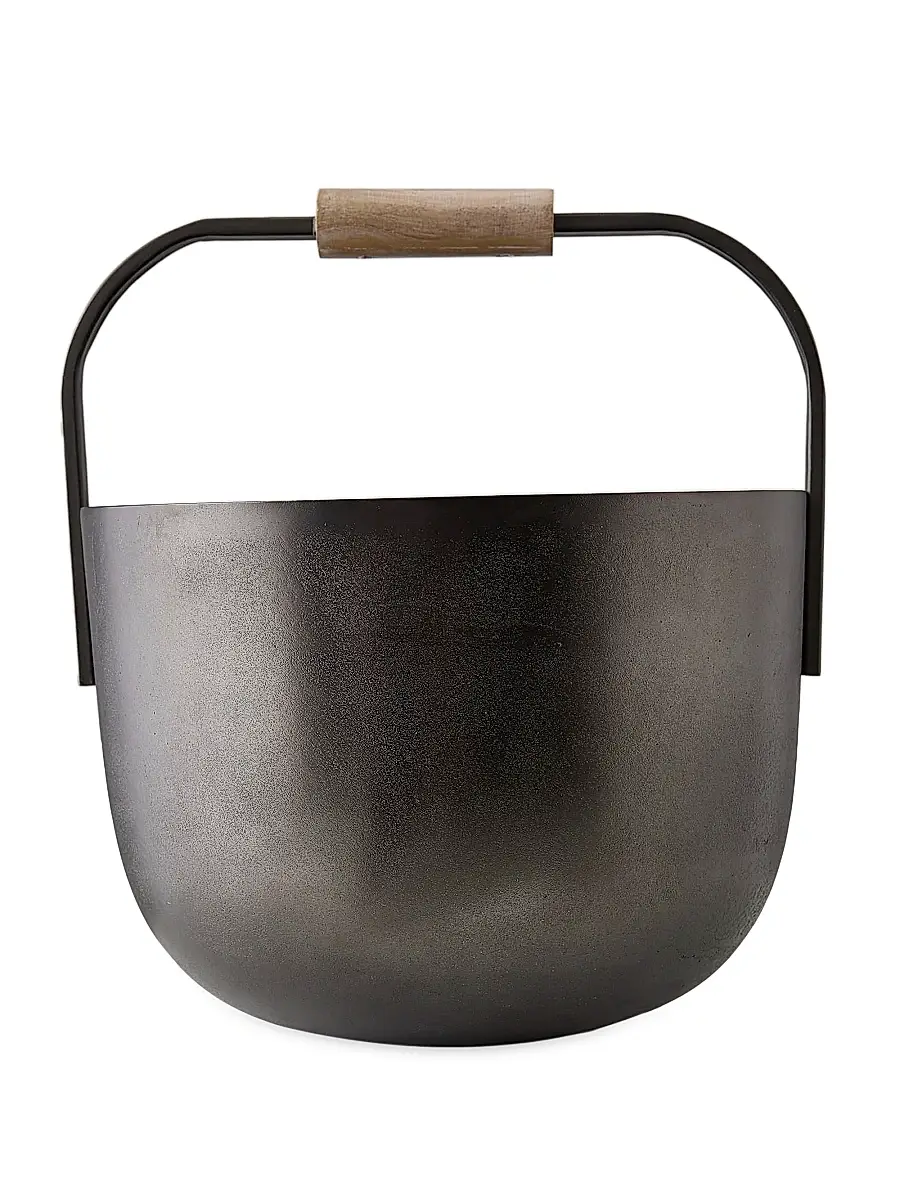 Arteriors Vermeer Firewood Basket | Thumbnail 2 Arteriors Vermeer Firewood Basket | Thumbnail 2