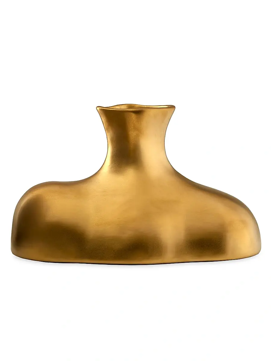 Arteriors Tilbury Gold Ceramic Vase | Thumbnail 4 Arteriors Tilbury Gold Ceramic Vase | Thumbnail 4