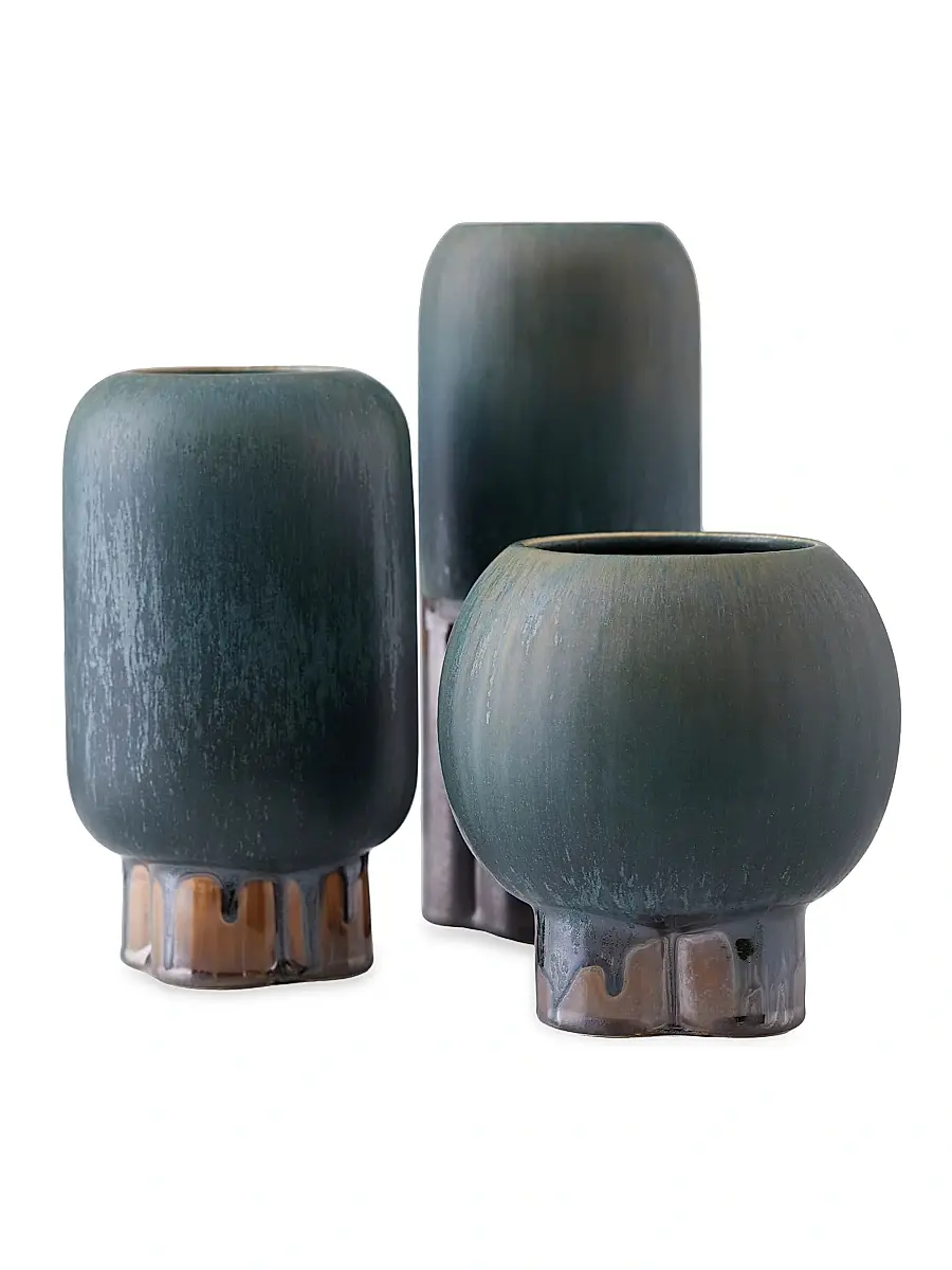 Arteriors Tutwell 3-Piece Vase Set
