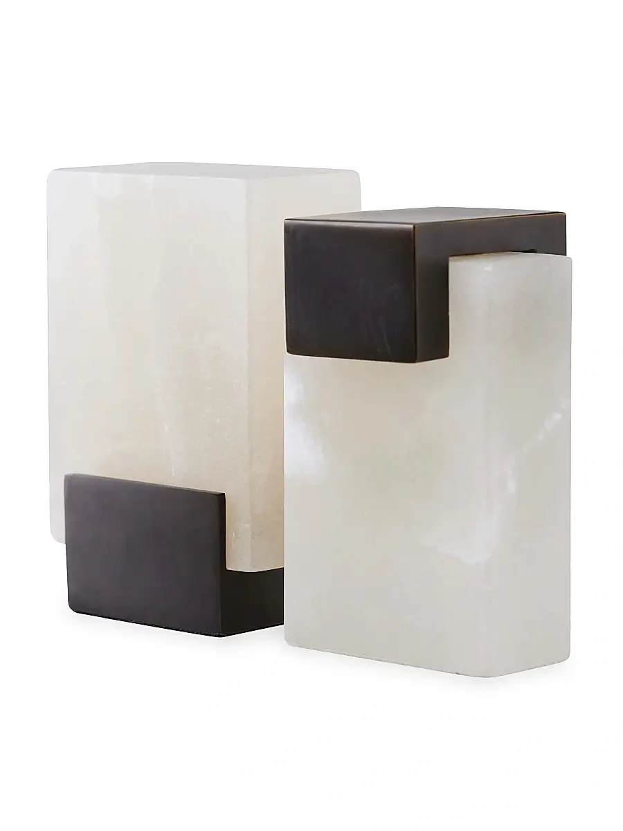 Arteriors Tolliver 2-Piece Bookend Set | Thumbnail 3 Arteriors Tolliver 2-Piece Bookend Set | Thumbnail 3
