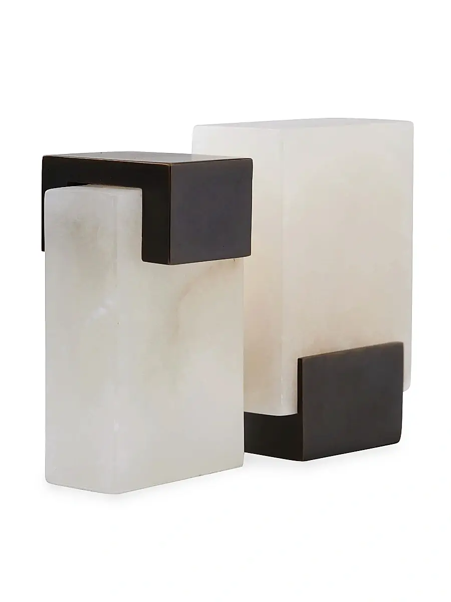 Arteriors Tolliver 2-Piece Bookend Set