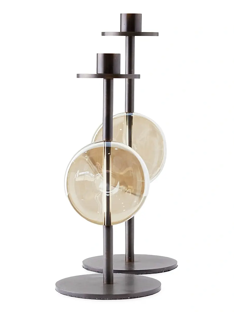 Arteriors Terrell 2-Piece Candleholder Set | Thumbnail 3 Arteriors Terrell 2-Piece Candleholder Set | Thumbnail 3