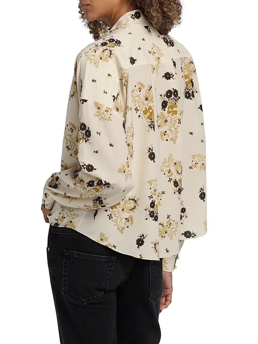 Isabel Marant Women's Fedry Floral Silk Shirt | Thumbnail 5 Isabel Marant Women's Fedry Floral Silk Shirt | Thumbnail 5