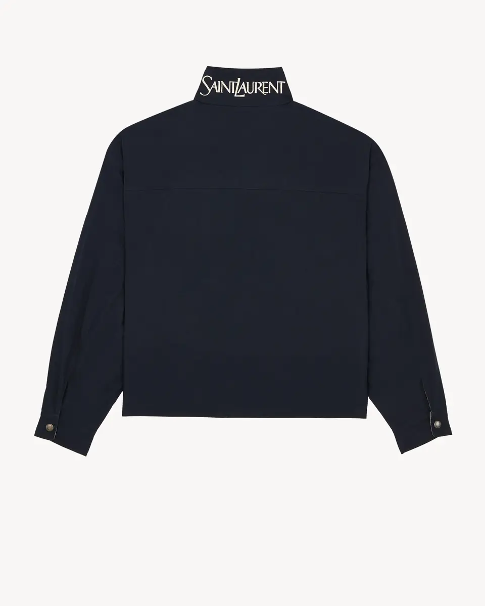 Yves Saint Laurent CASSANDRE reversible jacket in brushed cotton canvas | Thumbnail 3