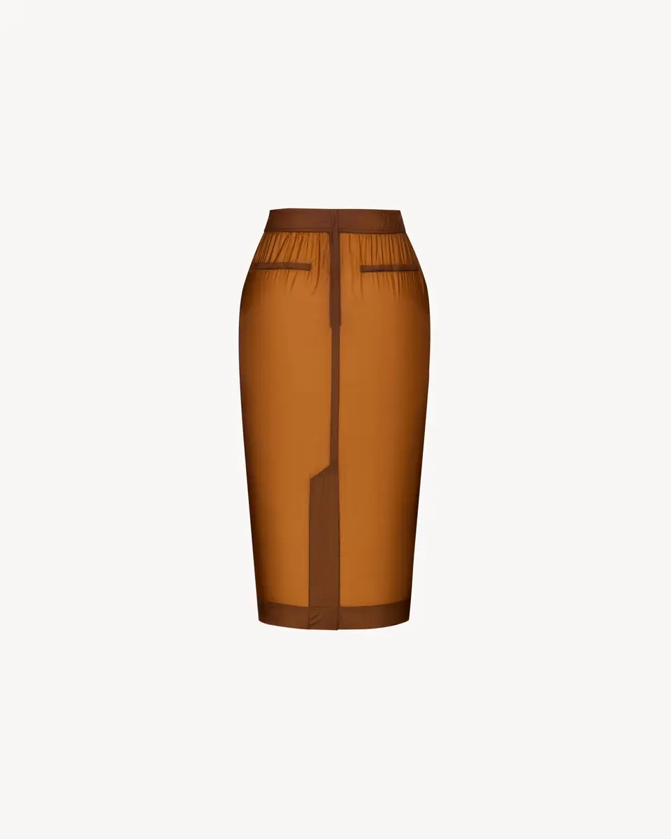 Yves Saint Laurent pencil skirt in nylon | Thumbnail 3 Yves Saint Laurent pencil skirt in nylon | Thumbnail 3