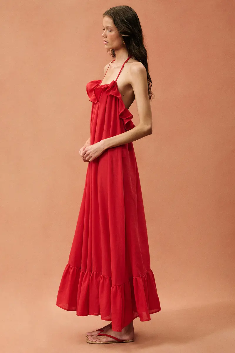 Marrakshi Life for FWRD The Ruffled Slip Dress | Thumbnail 2
