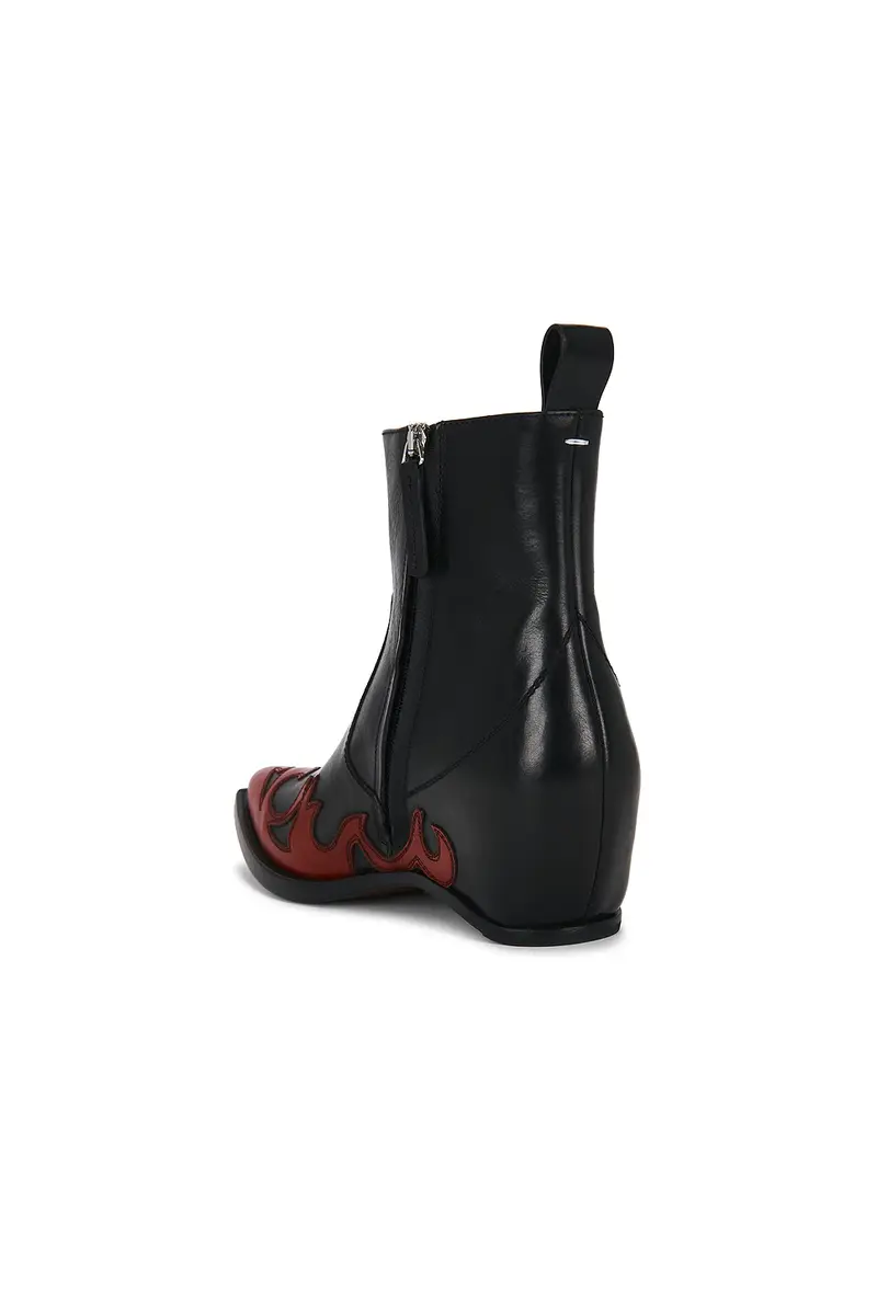 Maison Margiela Heel-Less Western Flames Boots H45 | Thumbnail 3