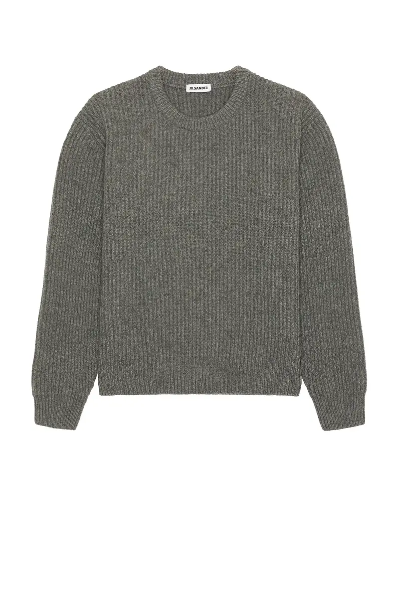 Jil Sander Fisherman's Rib Sweater | Thumbnail 4 Jil Sander Fisherman's Rib Sweater | Thumbnail 4
