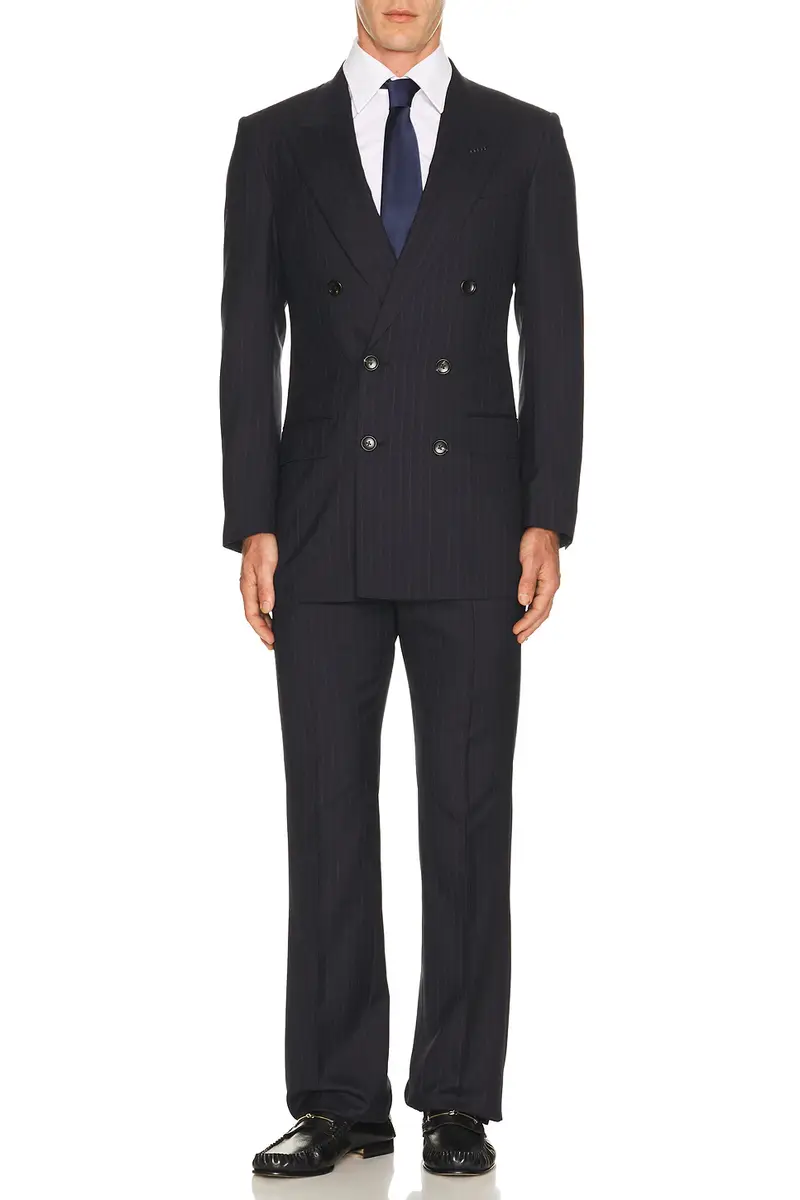 Tom Ford Clear Cut Herringbone Stripe Suit | Image 1 Tom Ford Clear Cut Herringbone Stripe Suit | Image 1