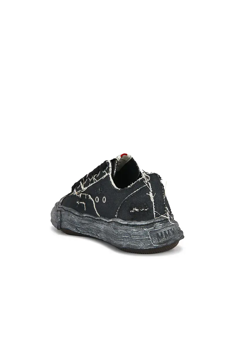 Maison MIHARA YASUHIRO Peterson23 Original Sole Ripping And Over Dyeing Canvas Low -Top Sneaker | Thumbnail 3 Maison MIHARA YASUHIRO Peterson23 Original Sole Ripping And Over Dyeing Canvas Low -Top Sneaker | Thumbnail 3