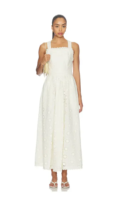 Stone Cold Fox x REVOLVE The Marlow Apron Midi Dress | Image 1 Stone Cold Fox x REVOLVE The Marlow Apron Midi Dress | Image 1