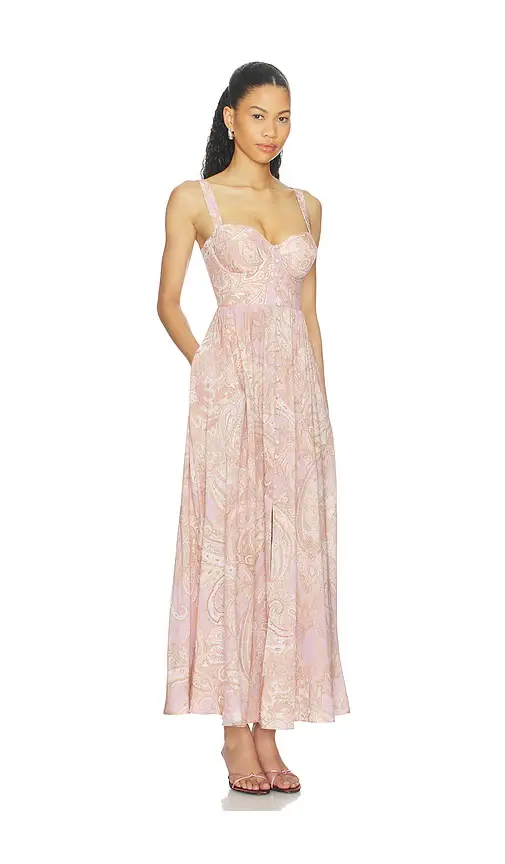 L'Agence Rosette Maxi Dress | Thumbnail 2 L'Agence Rosette Maxi Dress | Thumbnail 2