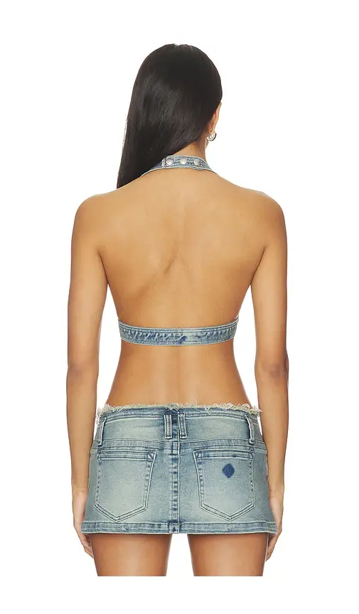 Abrand Halter Belt Top | Thumbnail 3 Abrand Halter Belt Top | Thumbnail 3