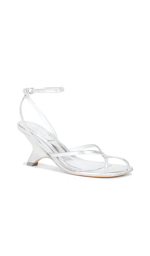 Simkhai Kelsey Metallic Leather Strappy Wedge | Thumbnail 2 Simkhai Kelsey Metallic Leather Strappy Wedge | Thumbnail 2
