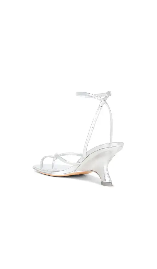 Simkhai Kelsey Metallic Leather Strappy Wedge | Thumbnail 3 Simkhai Kelsey Metallic Leather Strappy Wedge | Thumbnail 3
