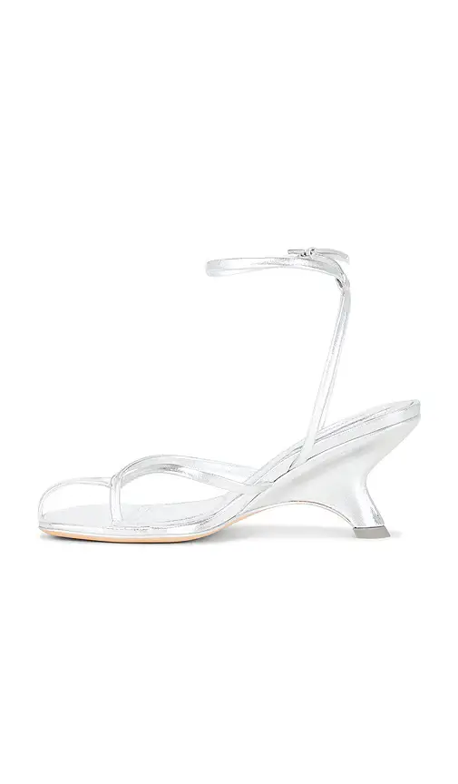 Simkhai Kelsey Metallic Leather Strappy Wedge | Thumbnail 5 Simkhai Kelsey Metallic Leather Strappy Wedge | Thumbnail 5