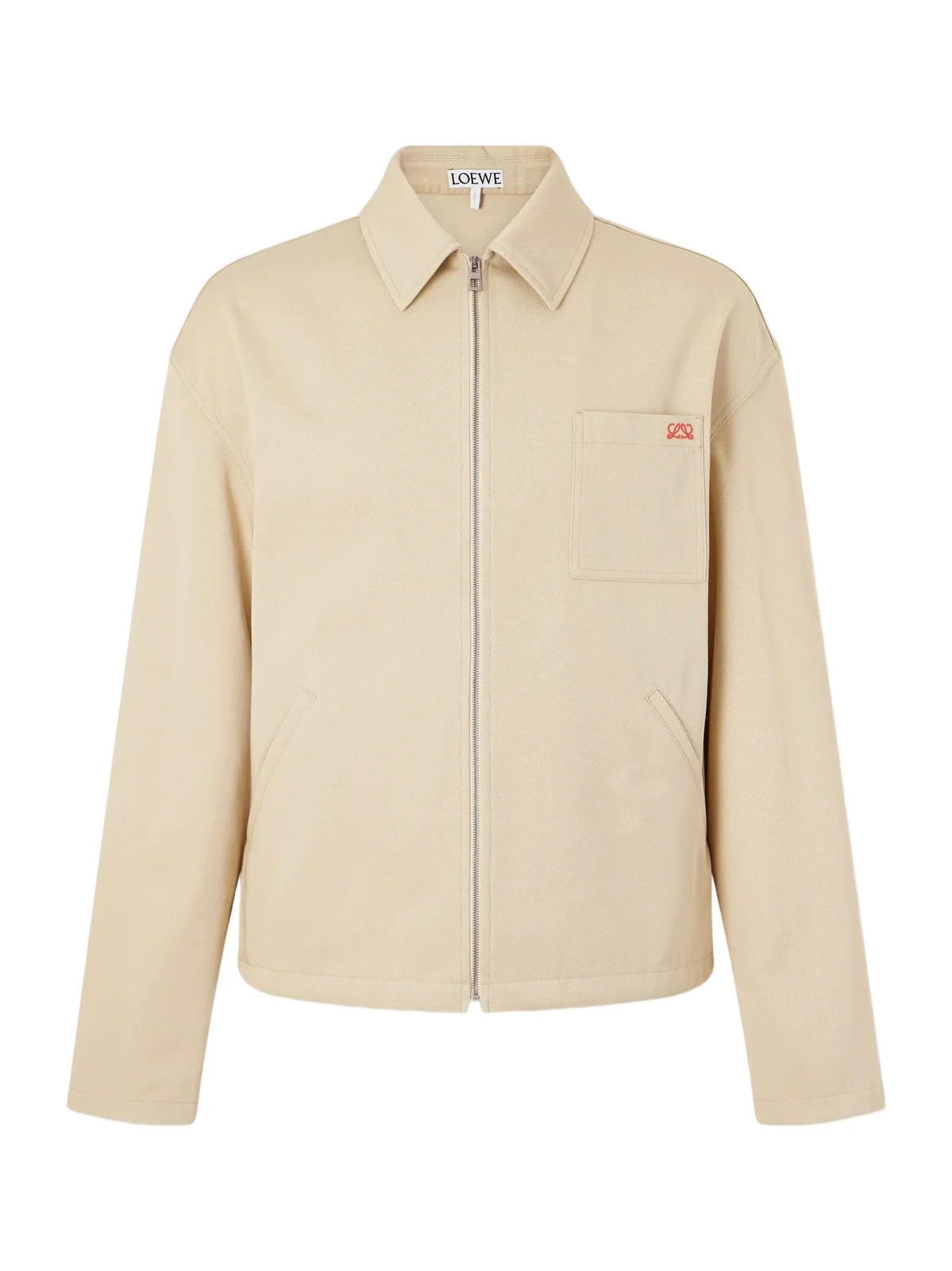 Logo-Embroidered Cotton-Twill Jacket - Men Logo-Embroidered Cotton-Twill Jacket - Men