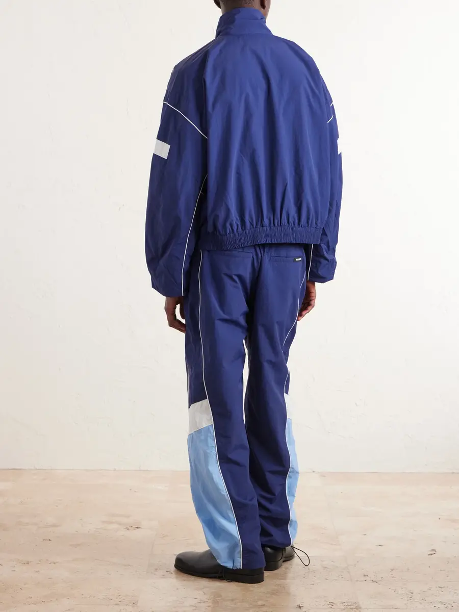 Nahmias Logo-Embroidered Striped Nylon Jacket - Men | Thumbnail 4 Nahmias Logo-Embroidered Striped Nylon Jacket - Men | Thumbnail 4