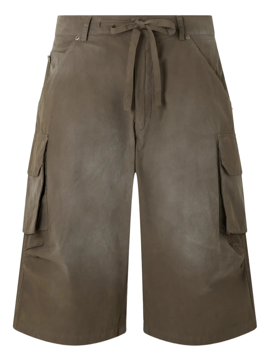 Straight-Leg Cotton-Poplin Cargo Shorts - Men Straight-Leg Cotton-Poplin Cargo Shorts - Men