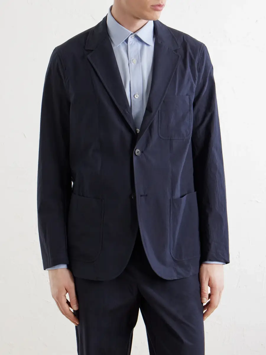 Sunspel Cotton-Poplin Suit Jacket - Men | Thumbnail 3