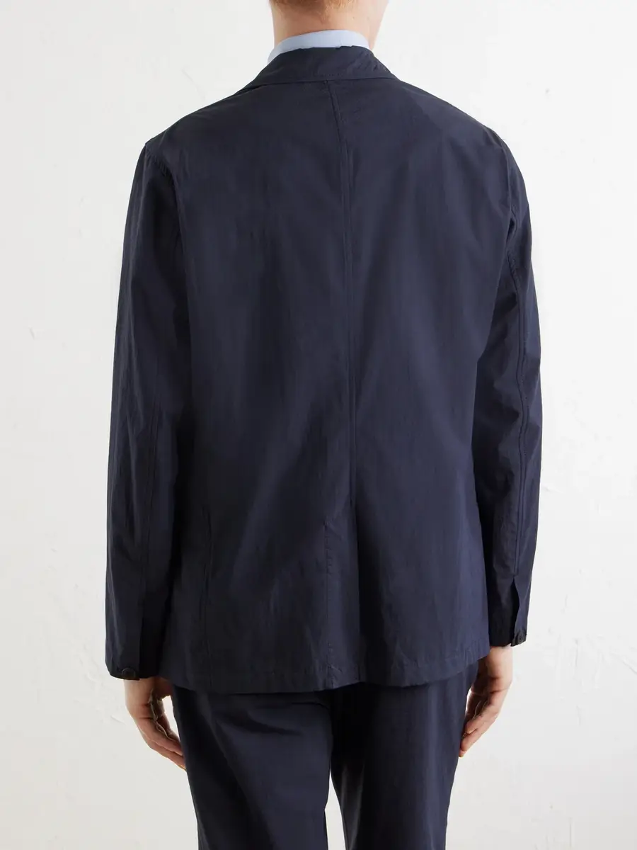 Sunspel Cotton-Poplin Suit Jacket - Men | Thumbnail 4